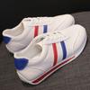 2024 White Women's Sneakers New Comfortable Lace-up Platform Women's Sports Shoes Casual Outdoor Walking Running Sneakers Women