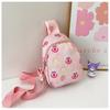 Adorable Bunny Themed Chest Bag Kids Cartoon Shoulder Crossbody Bag Cute Gift