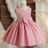 Sweet Baby Girls Dress Princess Party Tutu Fluffy Dress Flower Wedding Bridesmaid Evening Dress Toddler Kids Formal Gala Gown