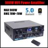 AK55 900W Home Power Amplifier 2.0 Channel Bluetooth 5.0 Hifi Digital Stereo Sound Amplifier 2.0 450W+450W Subwoofer