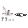 4AN Oil Feed Fitting 10AN Return Drain Flange Kit Turbo Oil Return Feed Drain Fitting Gasket Set for CT9 CT12 CT20 CT26