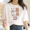 Cute Bear LOVE Unisex T Shirt Women Bubu Dudu Couple Tops Tee Summer Short Sleeve Tshirts Female Korean Casual Girl T-shirt Camisetas