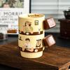 Cube American Coffee Cup Design Niche Couple Afternoon Tea Cup High End Light Luxury High Value Mug