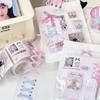 Girls Scrapbooking Journal DIY PET Sticker Cute Sweetheart Ballet-style Material Sticker Roll Lovely Kpop Photo Card Decoration