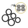 20PCS Mixed Idle Tire Wheel Belt Loop Ldler Rubber Ring For Cassette Deck Recorder Tape Stereo- Audio Player 9-13mm Hole