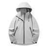 Cozy Up Mens Rain Jacket Waterproof with Hooded Hiking Coat Lightweight Windbreaker