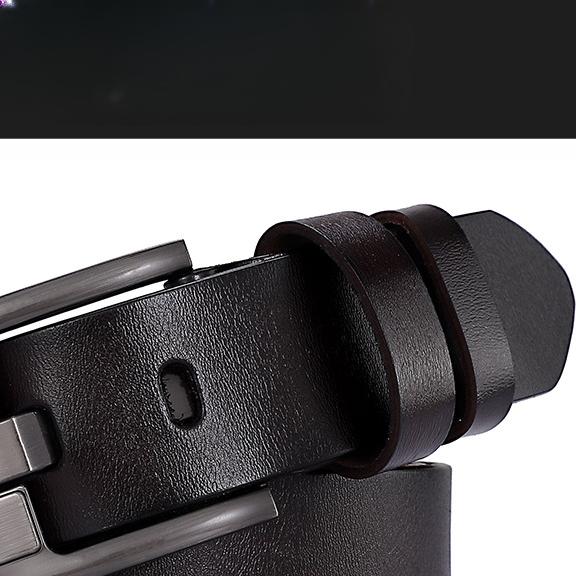 Belt Men's Retro Genuine Leather with Oversized Pure Cowhide Pants Strap