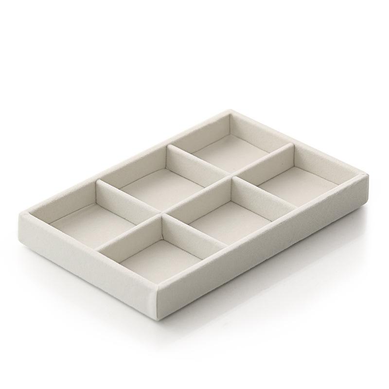 Jewelry Organizer Dresser Drawer Inside Compartment Velvet Fabric Necklace Earrings Rings Jewelry Jewelry Tray