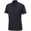 NaviDry Training Polo Short Old Model Size M Shirt, Sleeve, Moisture-Wicking, Quick-Drying, Sportswear, 32MA2195, Men's, Black/Silver,
