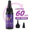 Super Fast Remover UV Hair Extension Tool Kit 30g UV Hair Glue Remover Replacement Accessories for Hair Styling Comb Invisible Hair Extensions