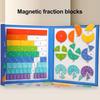 45659 Sets Magnetic Fraction Demonstration Book Percentage Decimal Fraction Learning Magnetic Tiles Circles Educational Fraction Puzzle Teaching