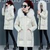 Winter Korean Version of Women's Cotton-padded Jacket, Women's Mid-length Slim-fit Padded Jacket, Big Fur Collar, Down Padded Jacket, Women's Jacket