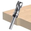 MSMint Spiral Compression 6mm Router Trimmer with Carbide Spiral Bit, Bit, Shank, Bit, Bit, Roller, (Compression Bit)