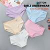 Women's Cotton Panties Briefs Teens Girls Cotton Undershorts Students Girl Underwear