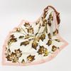 19 New Silk Printed Scarves Women'S 90Cm Satin Square Scarf