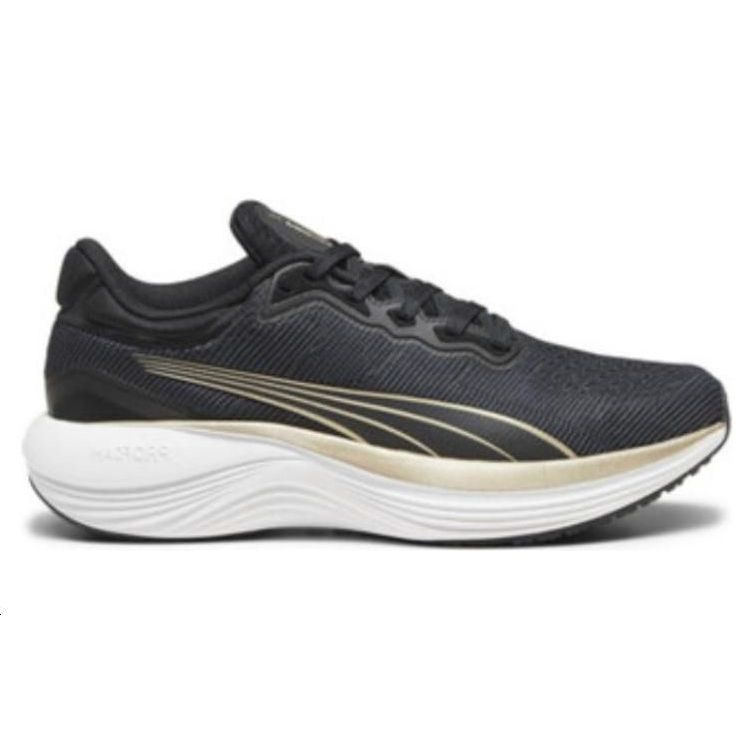 Puma Scend Pro Engineered Black Gold White Unisex Sneakers 378777-04