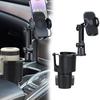 2-in-1 Phone Bracket Cup with Universal Holder 360-Degree Rotatable Mount Multifunctional Cellphone Supplies Car