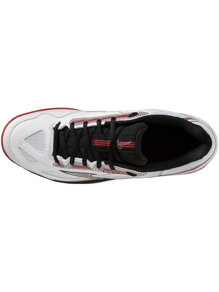 Tennis Shoes Break Shot 4 AC Cm 2E [Mizuno] White/Black/Red 19.0