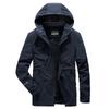 Spring and Autumn New Men's Hooded Windbreaker Jacket Jacket Business Casual Fashion Middle Dad Outfit