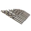 15Pcs Twist Drill Bit 135 Degrees  Oxidized Gold Cobalt Drills Bits Set for Cutting Hard Metals