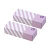 Amazing Odor-proof Bag Bos Striped Package Set of 2/lavender L Size 90 Pieces for Processing Baby Diapers, Pet Poop, Food Waste, Sanitary Items, Etc.