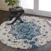Bohemian Ethnic Round Carpet - Retro Style for Bedroom, Living Room, and Tent