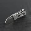 High Hardness D2 Handle Folding Knife Stainless Steel MINI Fruit Knife EDC Express Pocket Knife Gift Outdoor Tool KeyPendant