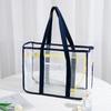 Women Handbag PVC Transparent Travel Bag Large Capacity Storage Bag Convenient Swimming Bag Outdoor Beach Bag Travel Tote