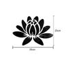 Acrylic Blooming Lotus Miroor Decal Self-adhesive Wall Sticker Mirror Surface Stickers  Smooth Wall