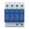 AC Surge Protector 4P 40KA 35mm Rail Installation Low Voltage Arrester Device with Status Indicator