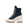Chuck 70 De Luxe Heel High Obsidian Women Sneakers Blue White Black A07565C