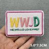 West Cowboys Embroidery Patch Iron On Patches For Clothing Jacket Stickers Letters Patches On Clothes DIY Sewing Applique