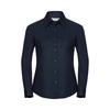Russell Collection Womens/Ladies Oxford Long-Sleeved Shirt