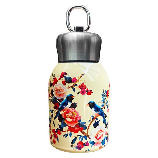 Portable Thermal Bottle Water Flask Mini Thermal Cup 300ml Insulated Tumbler for Hot Cold Drinks Leak-proof Travel Coffee Mug Gift