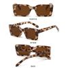 Vintage Gradient Beach/Travel Leopard Sun Glasses Square Sunglasses Rectangle Shades