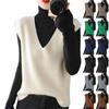 Women's Fashion Vest V-Neck Pullover Sleeveless Sweater Korean Version Loose Casual Sweater Jacket