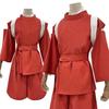 HOLOUN Chihiro Ogino Cosplay Costume from Spirited Away, Anime Costume for Halloween, Performance Outfit, Holiday Gift, Size S