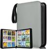 Card File Trading Card File 9 Pockets Holds 720 Cards Waterproof and Card Binder with PVC Cover Portable Zipper Card Sheet for Storing Other Game