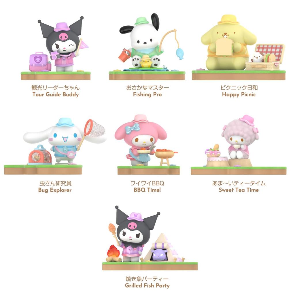 TOP TOY Sanrio Characters Sweet Candy Series [1 Piece] Gachapon Blind Box Figure Soft Vinyl PVC Premium Toy Birthday Gift for Kuromi Character