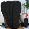 Unisex Sweat-Absorbing Deodorant Insoles: Soft, Breathable Bamboo Charcoal for Comfort and Odor Control, Ideal for Sports and Military Training.