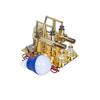 Stirling Engine Generator Model Balance Double Cylinder with Voltmeter Metal Model Scientific Physics Experiment Equipment