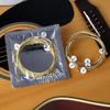 6pcs/set Folk Guitar String Acoustic Brass Guitar String Balladry Guitar Accessories Replacement String