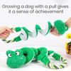 Interactive Squeaky Rope Dog Toy Plush Chew Toy with Sound Dental