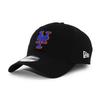 Trendy Casual Cap New Era 9TWENTY Strapback NEW ERA LOW CAP 920 Hat MLB NFL NBA NCAA (JP, Alphabet, Free Size, New York Mets (ALT-2 Black)) [Used]