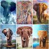 5D DIY Diamond Painting Elephant Full Square/Round New Arrivals Mosaic Diamond Embroidery Animals Rhinestone Pictures Home Decor