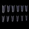 kads 600pcs Pointed Half Cover False Nail Tips Clear White Nature 12 Sizes Nail Art Tools Manicure Fake Nails