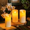 Electronic Candle Lights Simulation Plastic Candles Night Light Wedding Party Birthday Decorations Home Ornaments Light