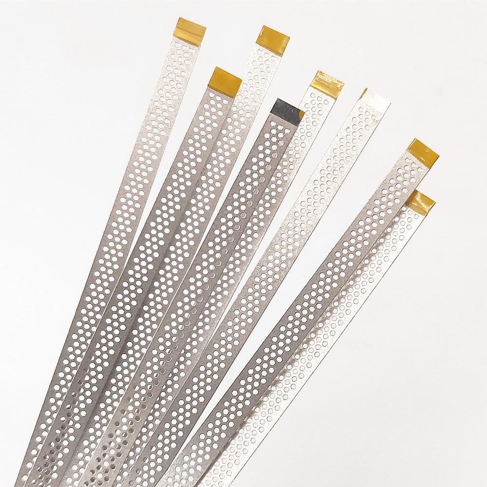 4mm Dental Metal Polishing Stick Polish Strip with Double Sides of Diamond Sanding Surface with Hole Teeth Whitening Materials