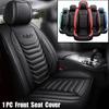 Universal PU Leather Front Car Seat Cover Durable&Breathable Cushion Mat Waterproof Protect Cushion Auto Seat Cover 1PC