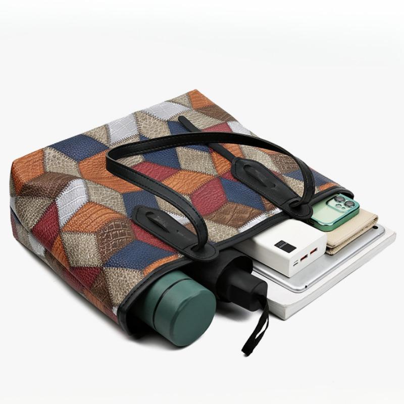 New Women's Large Capacity Fashion Single Shoulder Bag Retro Trend Handbag Simple Versatile Tote Bag Eco Bag Cabas